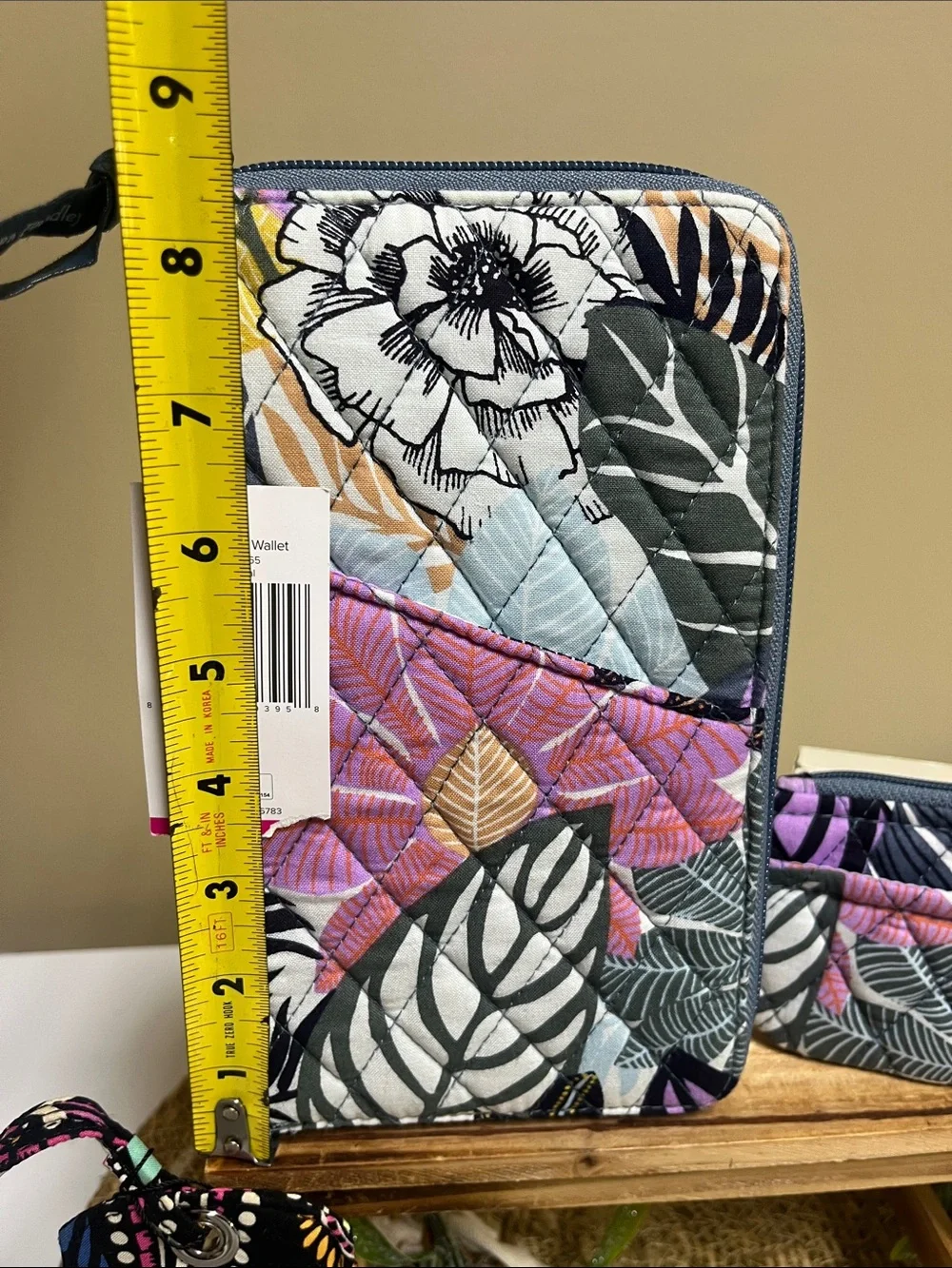 Bundle Vera Bradley mini wallet, luggage tag,small coin purse & travel wallet